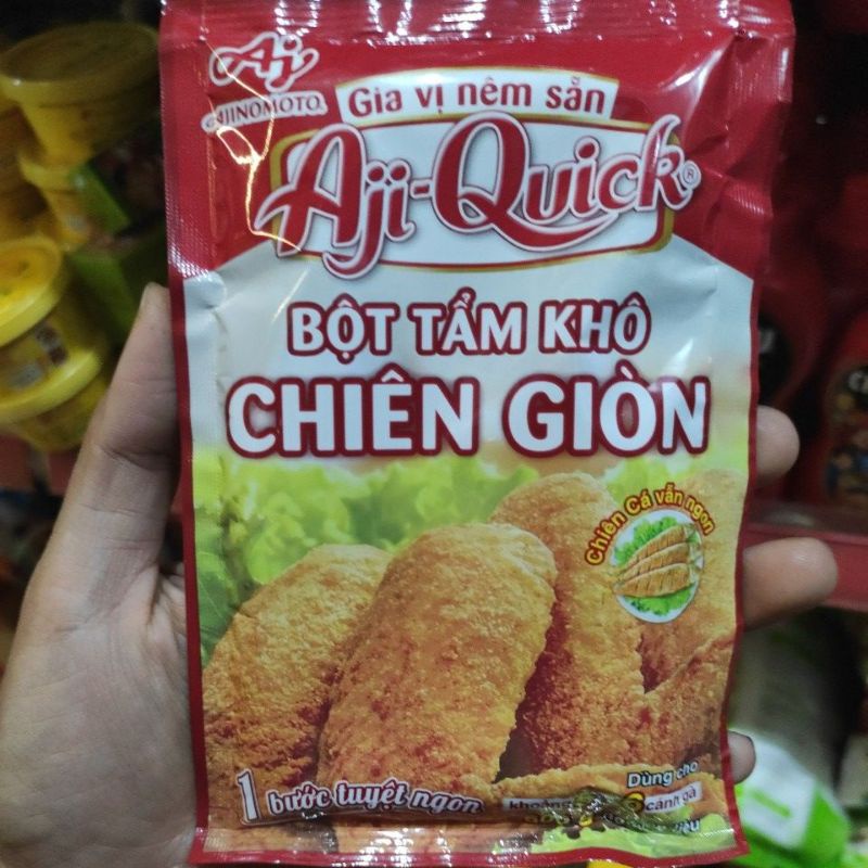 Bột tẩm khô chiên giòn Aji Quick gói 42g