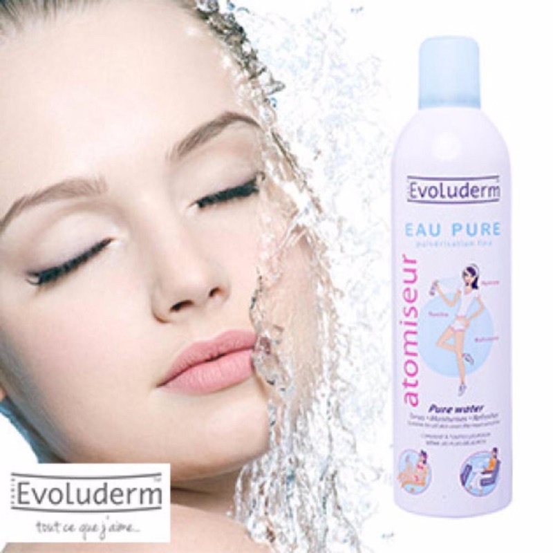 Xịt khoáng Evoluderm Eau Pure Pháp 150ml - 400ml | BigBuy360 - bigbuy360.vn