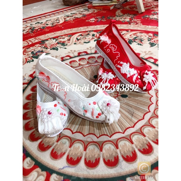 Phụ kiện hầu đồng - Hài hầu , giầy vải