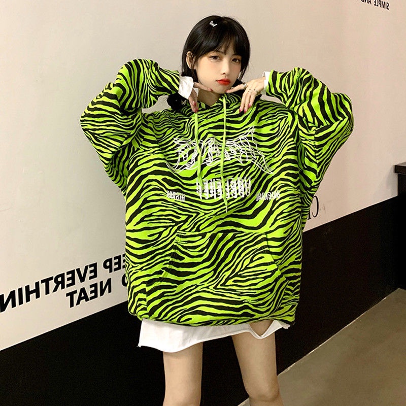 COZOK Áo Hoodie Tay Dài Dáng Rộng Phong Cách Hàn Quốc Cho Cặp Đôi