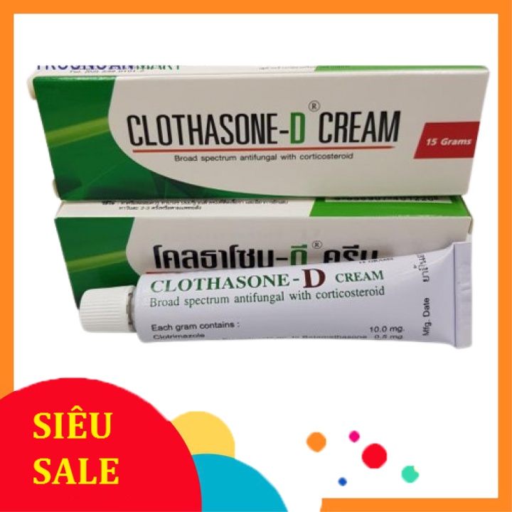 Kem Bôi Nấm Móng Tay Chân Clothasone -D Cream Thái Lan