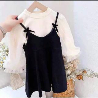 Set đầm tiểu thư sang chảnh cho bé
