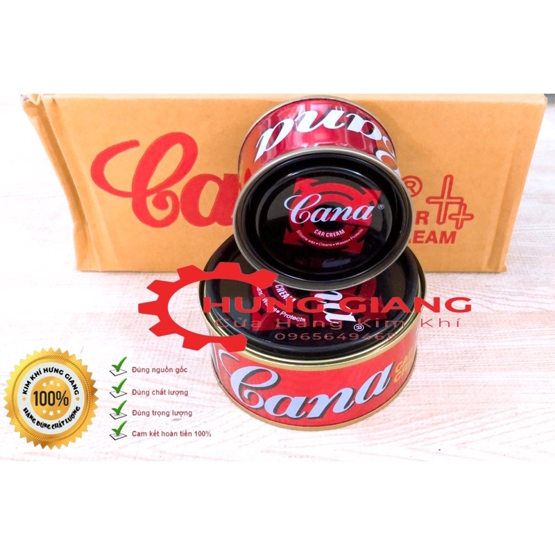 Kem Đánh Bóng Xoá Xước Ô Tô - Xe Máy Cana Car Cream 100gr 220gr