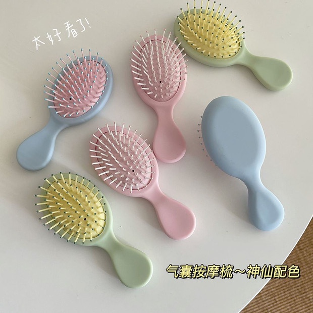 Lược Chải Tóc Mini Thiết Kế Đệm Khí Dễ Thương Tiện Dụng
