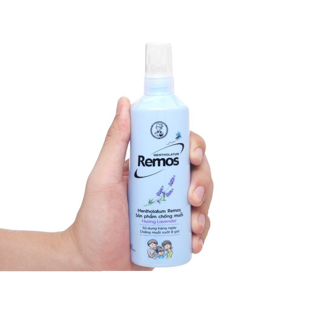 Dung dịch chống muỗi Rohto Metholatum Remos Hương Lavender 150ml