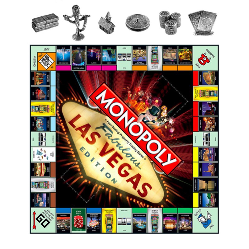 Bộ cờ tỷ phú Monopoly phiên bản Las Vegas