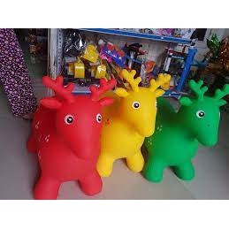 Đồ Chơi Thú Nhún Cho Bé, Thú Nhún Bơm Hơi Cho Bé