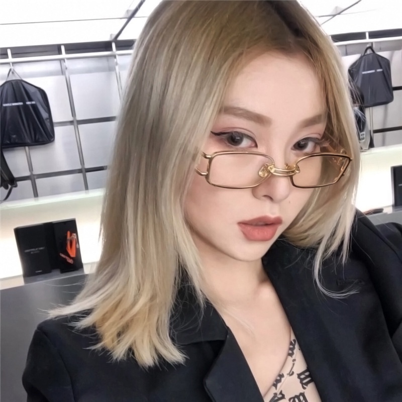 (AIMURUSI) COD Kính Mát Gọng Kim Loại Thời Trang Vintage