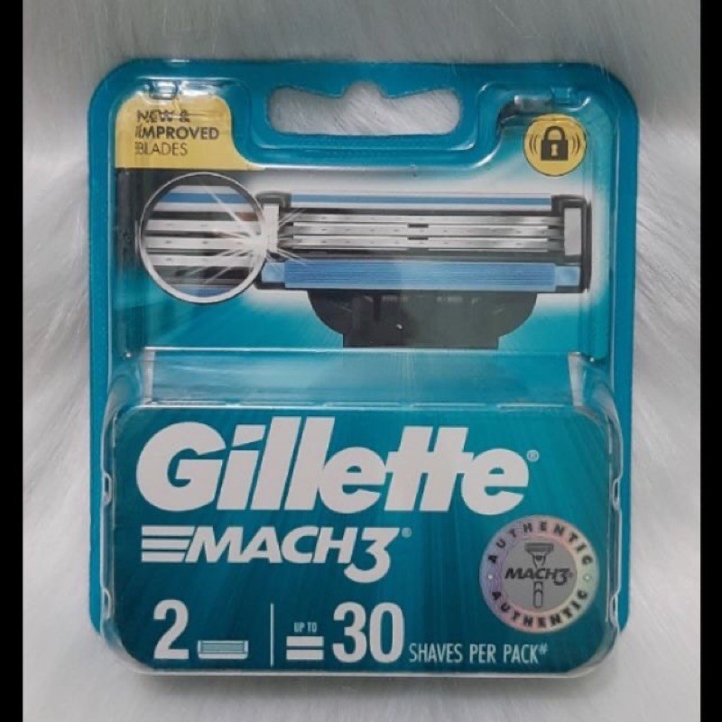 Lưỡi dao cạo râu Gillette Mach 3/ M3 hộp 2 lưỡi