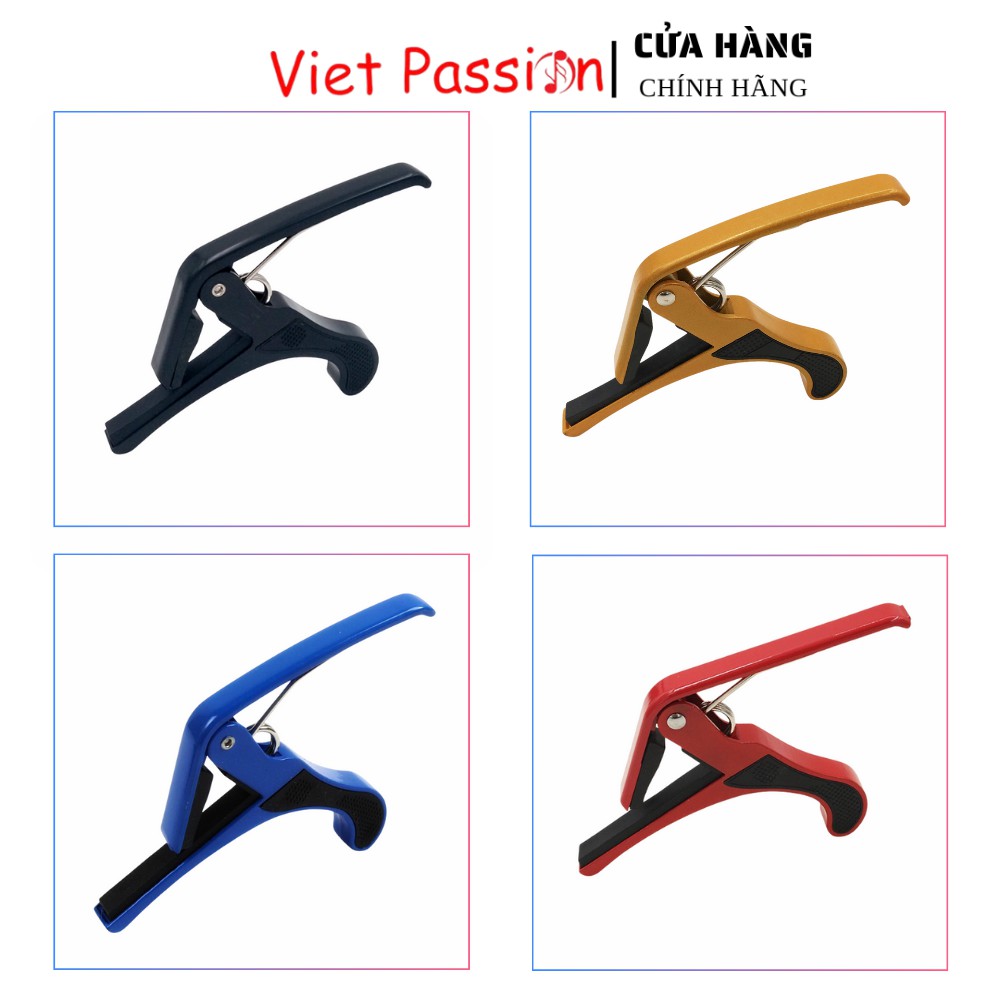 Capo đàn guitar classic acoustic Vietpassion lên dây chuyên nghiệp màu vàng đồng hợp kim chắc chắn ghi ta