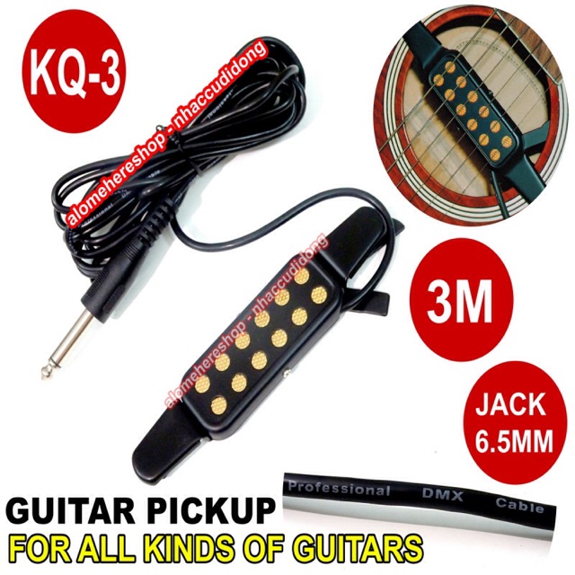 Pick Up Bộ tăng âm cho mọi guitar KQ3