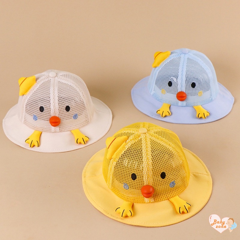 Mũ Vành Tròn Chống Nắng Thoáng Khí Cho Bé