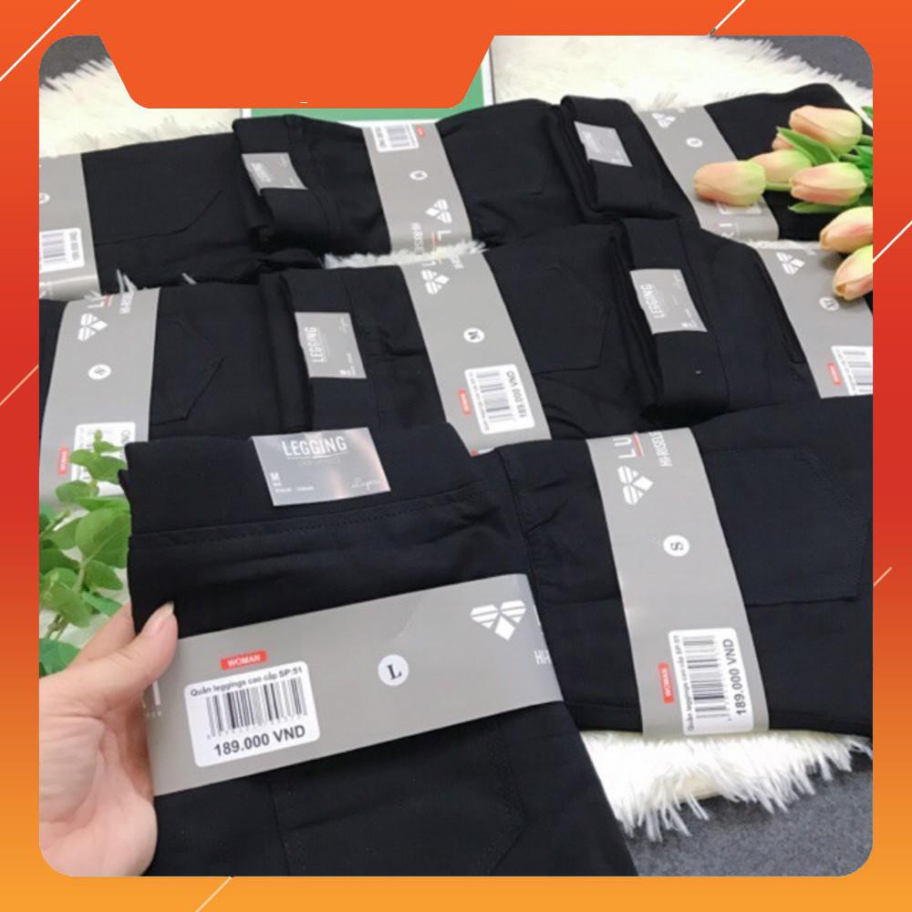 Quần legging trơn túi sau