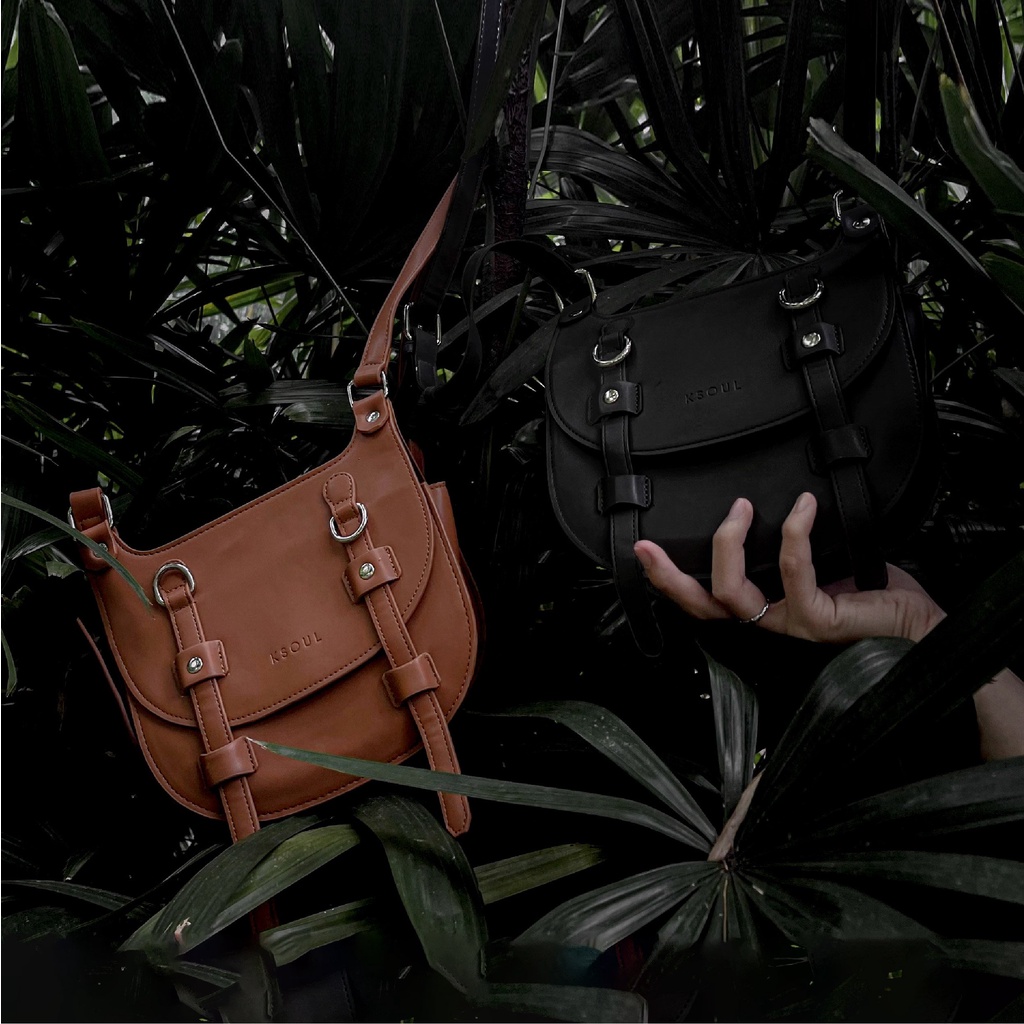 Túi Đeo Chéo COWSPACE CROSS BAG BLACK KSOUL CONCEPT