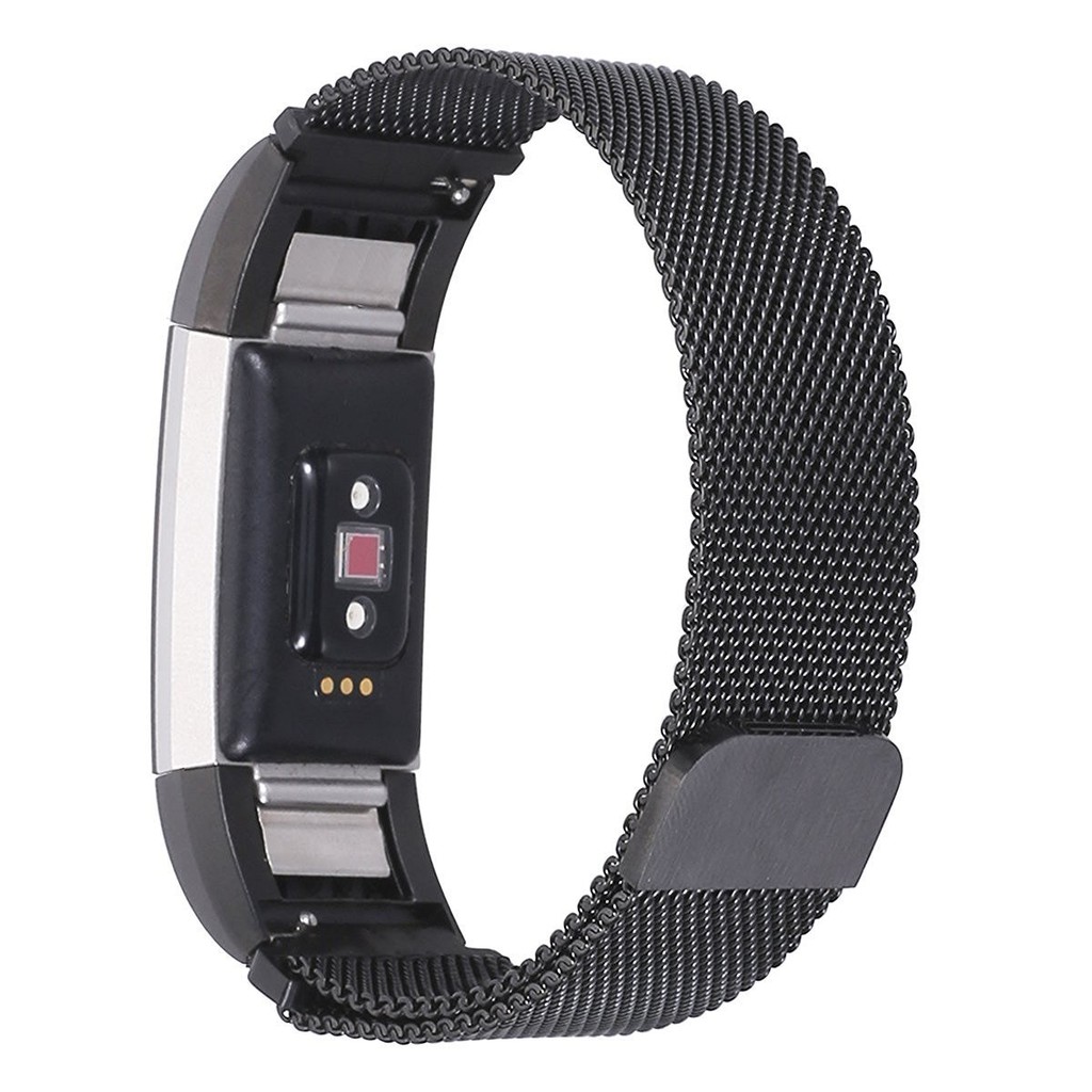 Dây đeo đồng hồ thép không gỉ Milanese Loop cho Fitbit Charge 2