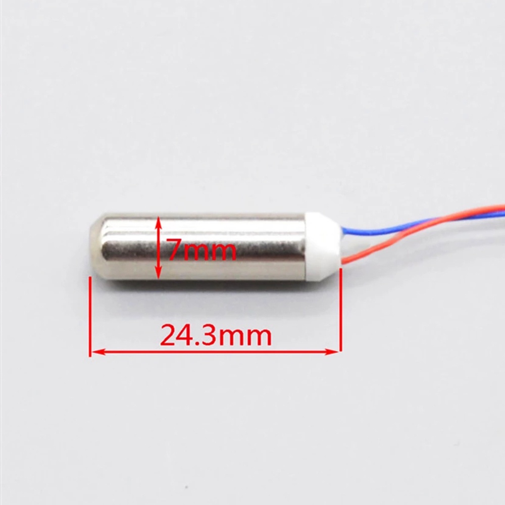 Bộ 2 Động Cơ Rung Mini 7x25mm DC 3.7V 5V Chống Thấm Nước Phù Hợp Cho Máy Mát Xa