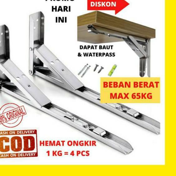 Bản Lề Bàn Gấp Gọn Bằng Thép Không Gỉ Max 65 Kg / Khuỷu Tay