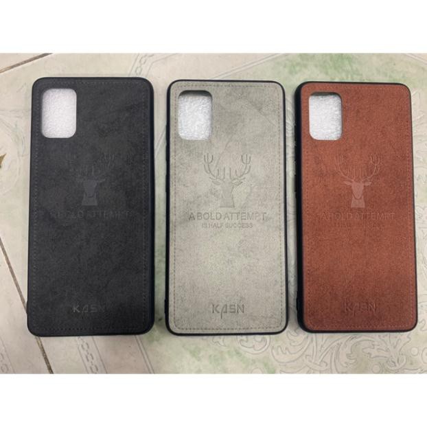 Ốp lưng samsung A51, A71 dẻo vải Vân logo AD_case shop