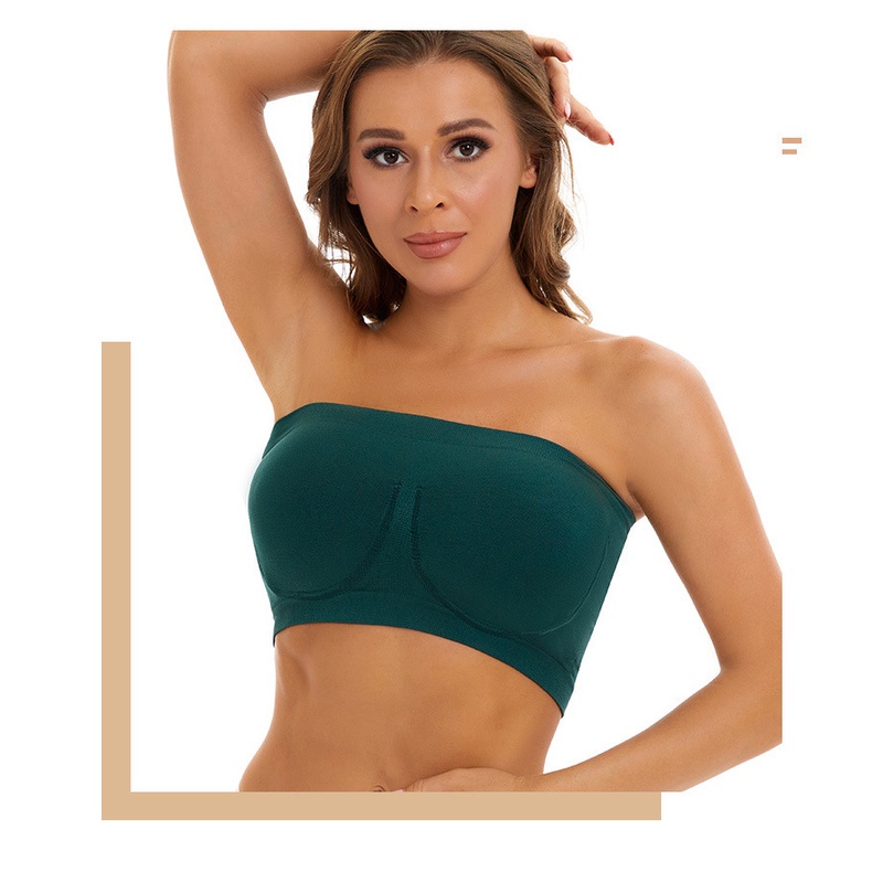 Áo Ngực Không Dây Không Đường May Plus Size Cho Nữ