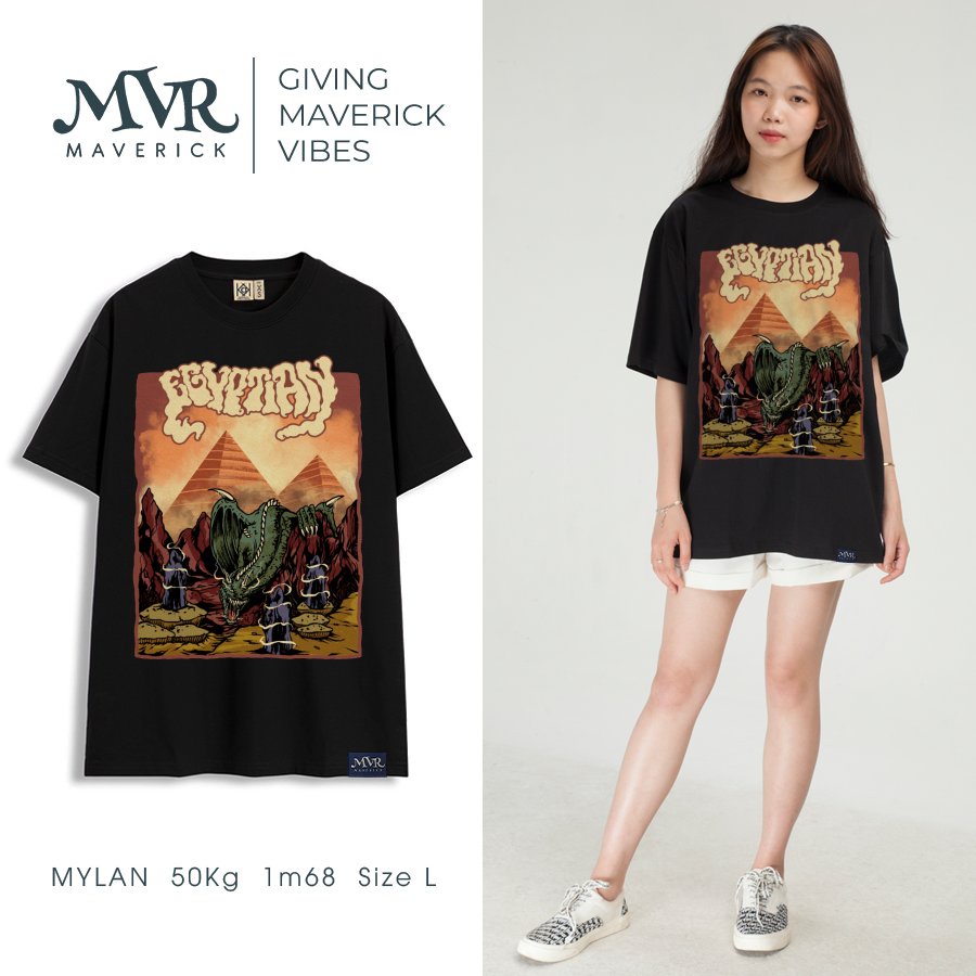 Áo thun khủng long gặp ma phong cách ai cập nam nữ phông unisex bigsize tay lỡ cực chất localbrand MVR BB4318