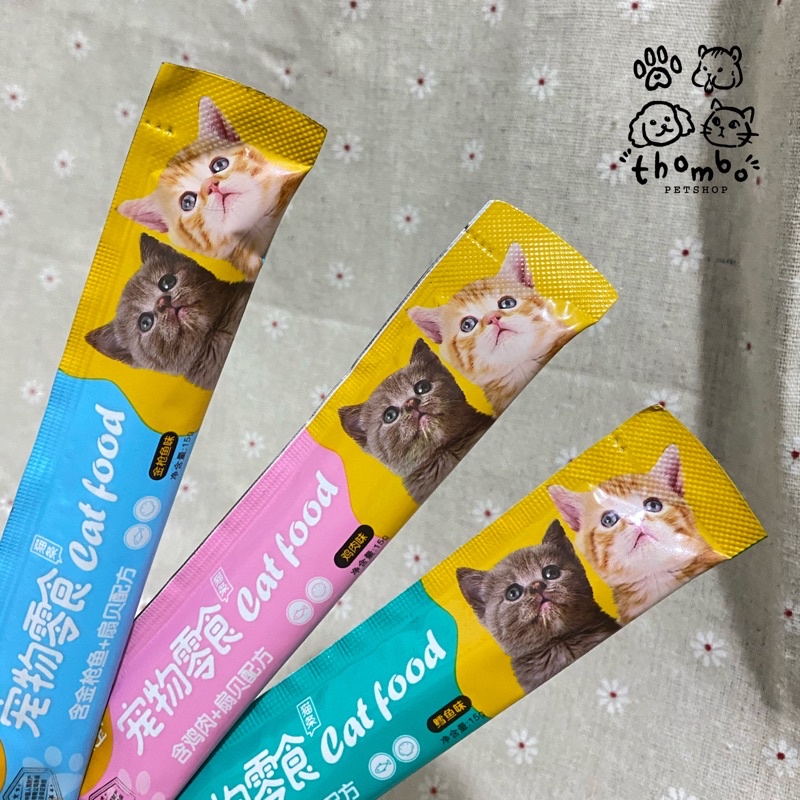 Súp thưởng cho mèo - snack thưởng cho mèo Cat Food thanh 15gr THOMBO Petshop