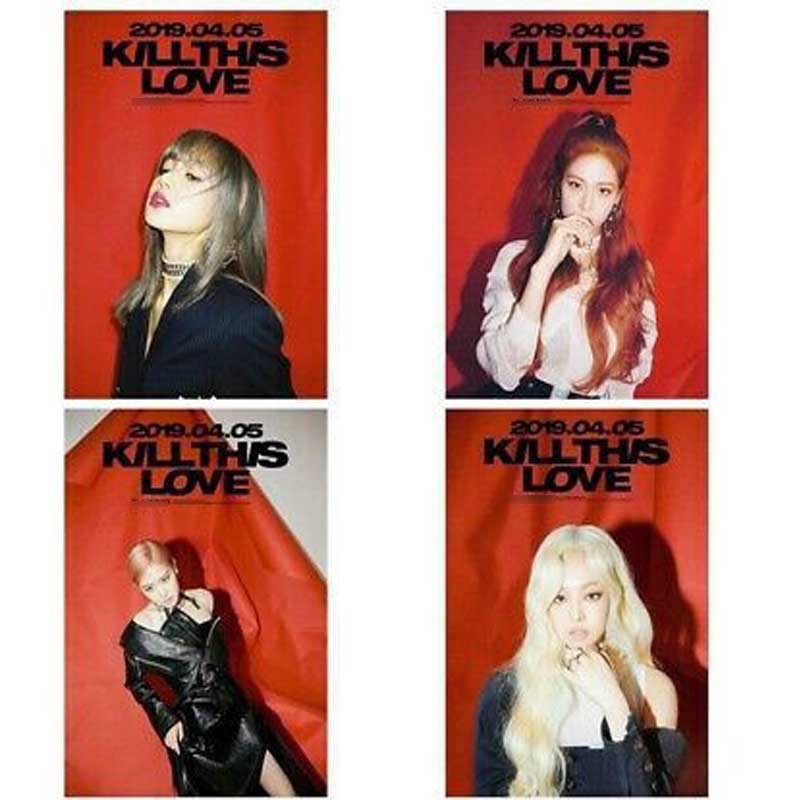 (Không hộp) Lomo Blackpink bộ ảnh Kill This Love hộp 30 ảnh thẻ hình nhóm nhạc idol Hàn quốc