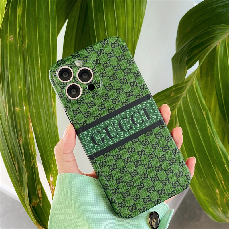 Ốp Điện Thoại TPU Dẻo Màu Xanh Lá Cổ Điển Thời Trang Cho iPhone 11 12 13 Pro MAX 7 8 Plus XS MAX X XR