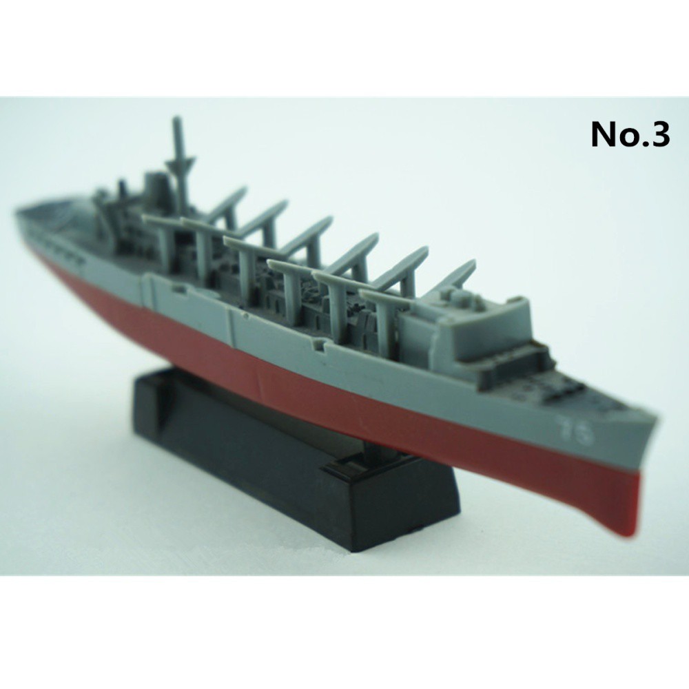 8 Cái/bộ 4D Battleship Tàu Sân Bay Tàu Ngầm Tàu Chiến Mô Hình Bộ Dụng Cụ Lắp Ráp-168-OXUI3