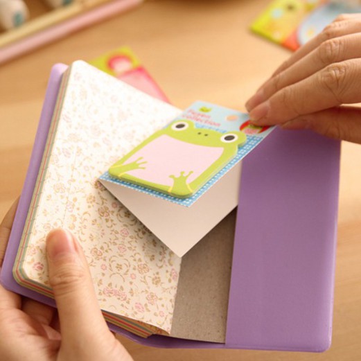 Giấy note cute dán ghi chú hình động vật dễ thương - 20 tờ