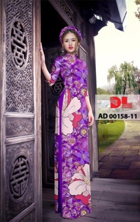 Vải Áo Dài Tằm Ý/ Lụa Nhật Hoa 3D