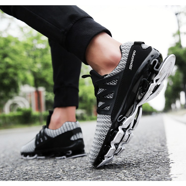 Combo Giày thể thao nam GN315 + Tất cotton - giày sneaker nam cao cấp thoáng khí đế sóng phong cách độc đáo năng động | BigBuy360 - bigbuy360.vn