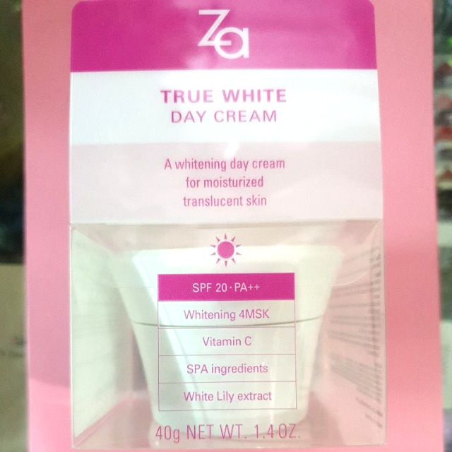 Kem Dưỡng Làm Sáng Và Đều Màu Da Ban Ngày Za True White Ex Day Cream SPF20 PA++ (40ml)
