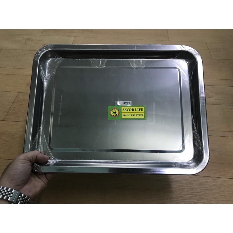 Mâm đáy cạn inox cao cấp GORILLA