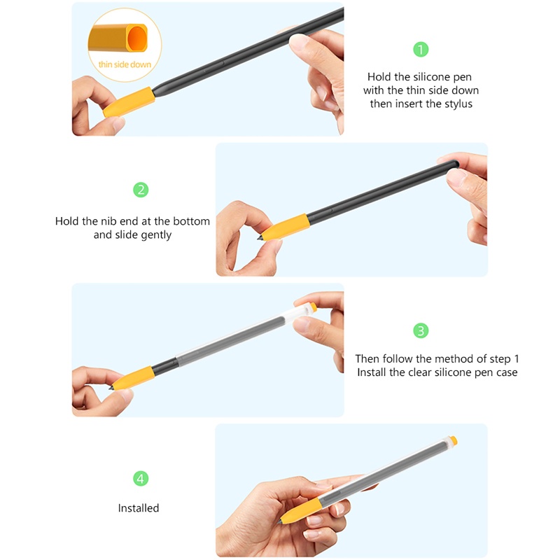 Vỏ Silicon Bọc Bảo Vệ Bút Cảm Ứng Stylus Chống Trầy Xước Cho Tab S6 Lite