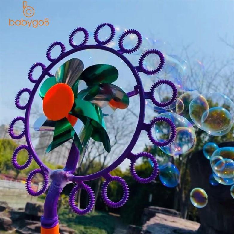 Cây thổi bong bóng xà phòng kèm chong chóng