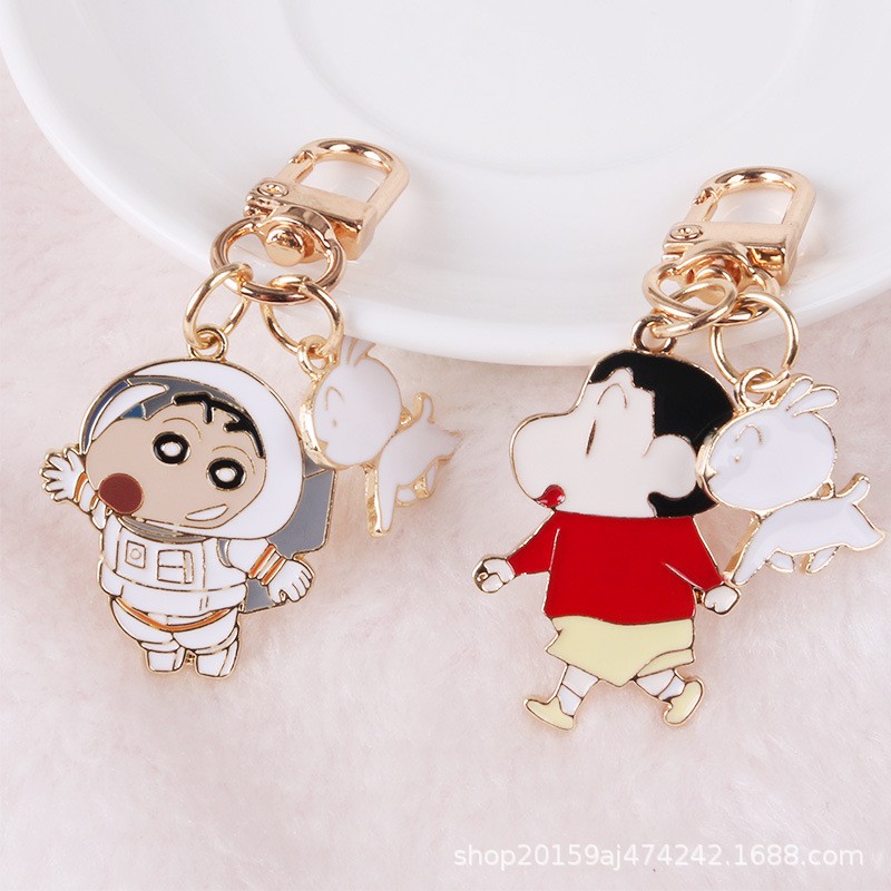 Móc khóa hợp kim hình chú chó dễ thương