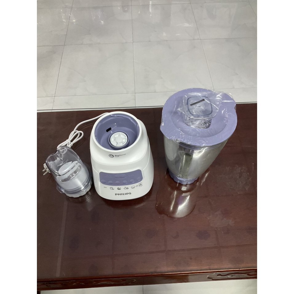 Máy xay sinh tố Philips HR2222/00 cối lớn thủy tinh - Hàng trưng bày