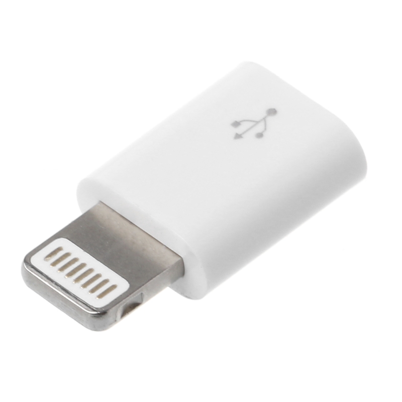 Đầu chuyển đổi cổng Micro USB thành chui 8 chấu dành cho Apple iPhone 5 5S 6 6S 7 8Plus X