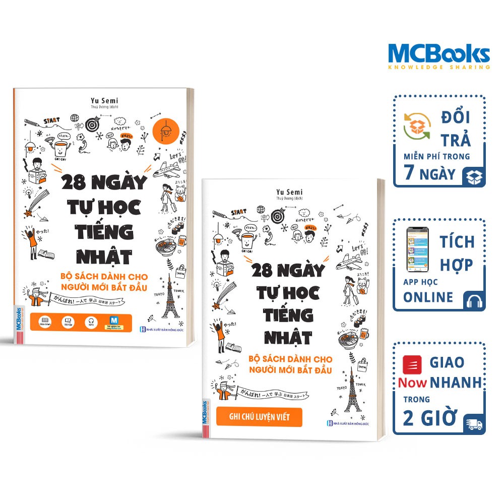 Sách Combo Trọn Bộ 28 Ngày Tự Học Tiếng Nhật