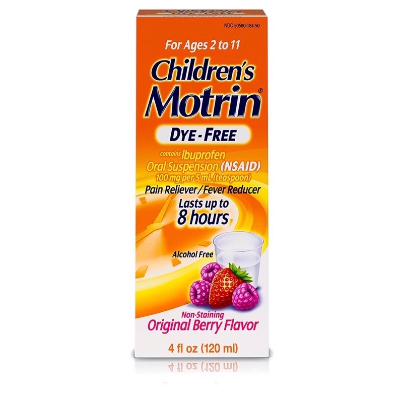 Siro Children’s Motrin 2-11t của Mỹ