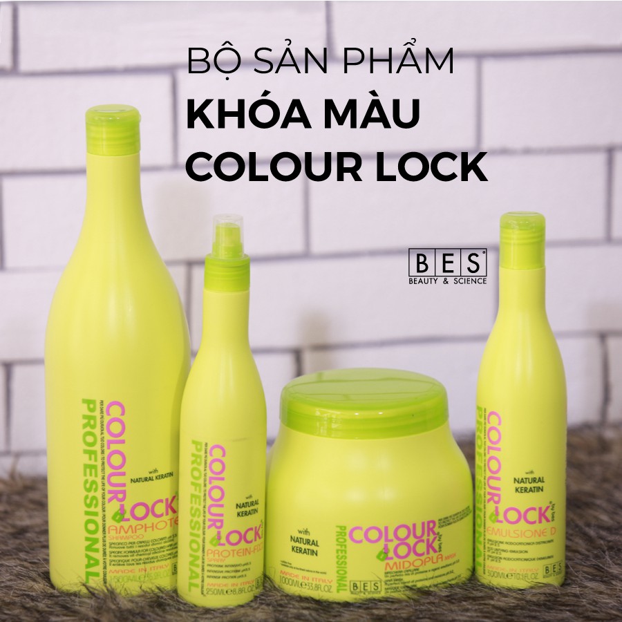 Xịt dưỡng khóa màu Bes Hergen Protein Fixx pH 3.5 250ml | BigBuy360 - bigbuy360.vn