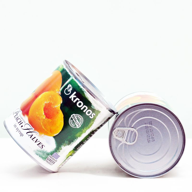 Đào Ngâm Kronos Lon 820g