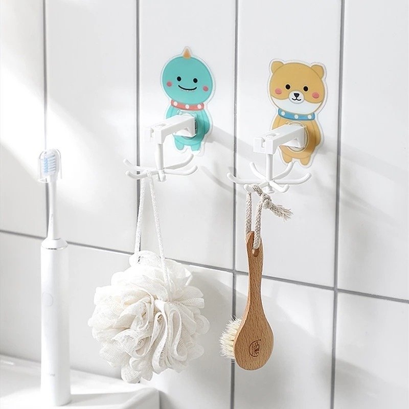 Móc treo đồ gắn tường hình động vật hoạt hình dễ thương thân thiện với môi trường