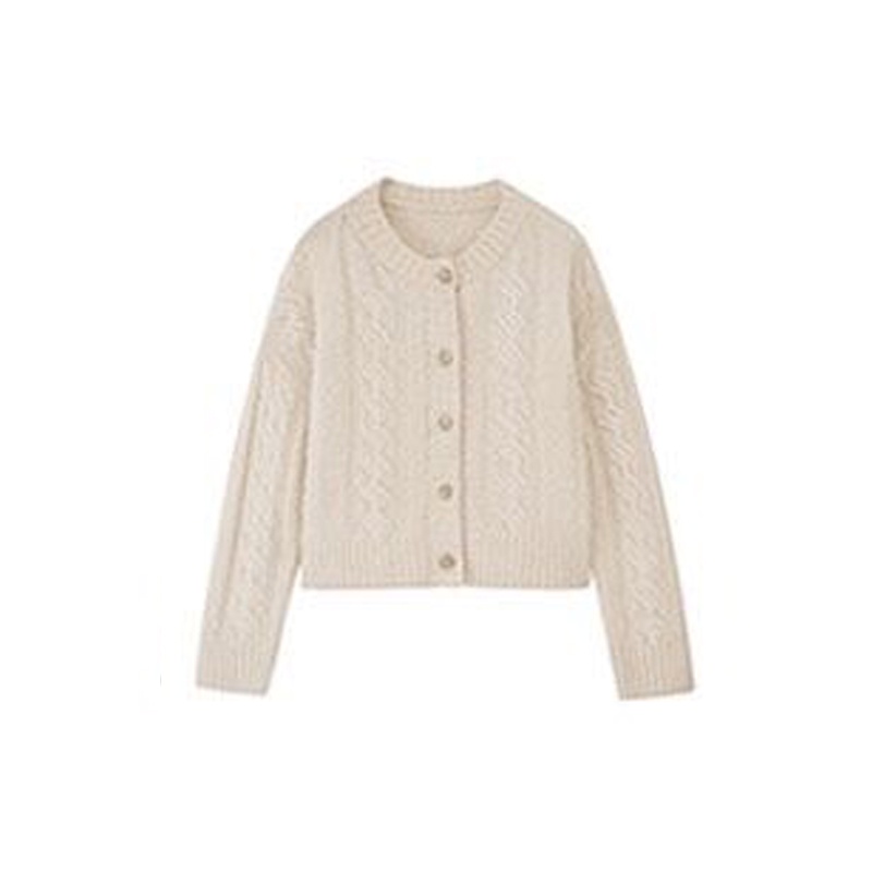 Áo khoác cardigan len áo khoác len dệt kim nữ phong cách Hàn Quốc hàng Quảng Châu loại 1