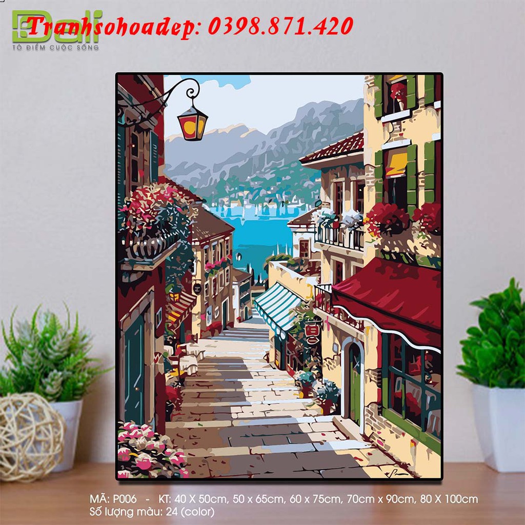 Tranh Sơn Dầu Số Hóa Chủ Đề Đường Phố T Art Gần Gũi Với Cuộc Sống Thường Ngày, Hàng Có Sẵn | BigBuy360 - bigbuy360.vn