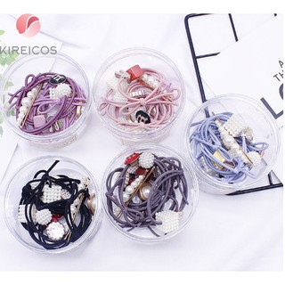 Set 8 dây cột tóc buộc tóc hàn quốc sành điệu 110 – màu ngẫu nhiên