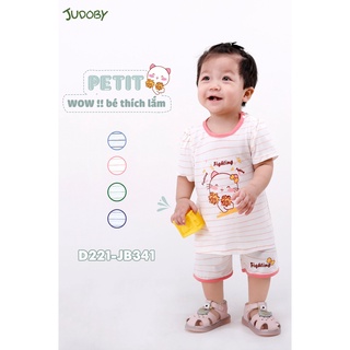 Bộ QA cộc tay cài vai Judoby siêu mềm thoáng mát cho bé trai bé gái ( 9-24M) JB451