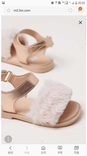Dép sandan bé gái H&M