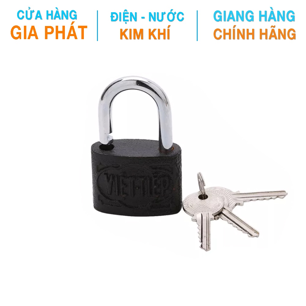 Khoá Việt Tiệp Gang Đen tốt nhiều size