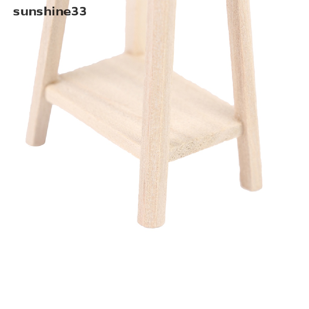 SU 1:12 Dollhouse Miniature Bonsai Stool Chair Model Furniture Accessories n